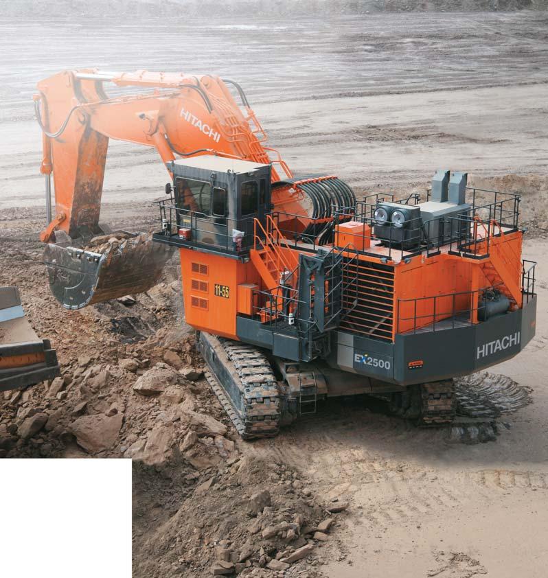 SOLUTION Built-in More Than Durable Just Plain Tough toughness means the Hitachi will continue to get