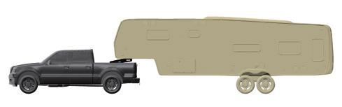 Bumper Clearance Check figure 3 It is also necessary to check truck bed to RV trailer clearance in this area. Min.