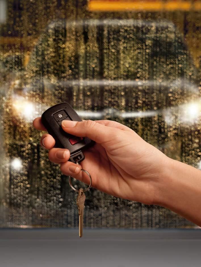 Use your Smart Key fob to start or stop the engine Activates preset
