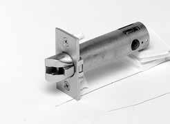 Latches and Strikes Latch Assemblies Part Code Functions Standard 2-3/4" (70 mm) Backset 11-2106 B 04, 05, 13, 15-3, 16, 17, 30, 37, 38 11-2107 A 15 11-2108 K 24 11-2110 D 44, 50, 54 11-2111 C 65, 68