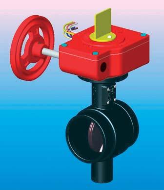 GP 300 Grooved utterfly Valve Nominal Pressure: 20 ar ydraulic Shell Test Pressure 30 ar ydraulic Seat Test Pressure 22 ar 20 ar at: 10º to 100º Suitable Media: Water, Oil, Gas 65 80 100 150 Pipe O/