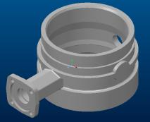Then the 3D model of butterfly valve parts was generated as shown in figure 2 (a) Body (b) End face (c) Disc (d) Seat (e) Stem.