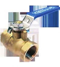 Brass Ball Valve CRN TFP600 Series (NPT Ends) Forged Brass Ball Valve Two-Piece Body Full Port Threaded Ends APPLICATIONS Multi-purpose shut-off valve for use in engineered hot and cold water