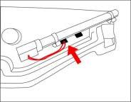 Fasten light guide as shown and remove excess wire tie. (Fig. 8-8) Fig. 8-7 4.