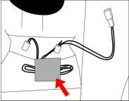 (i) If vehicle is equipped with manual transmission bundle and secure console lighting wires with foam tape so as not to interfere with shifter mechanism. (Fig. 5-6) Fig.