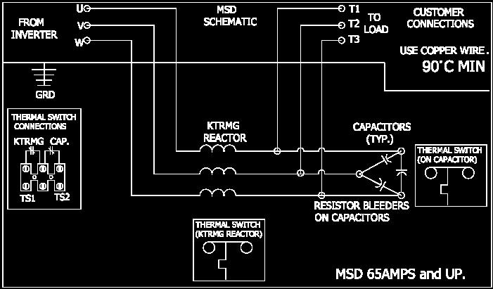 MotorShield Section 2 Typical Configuration* for MSD 480V 55A Typical