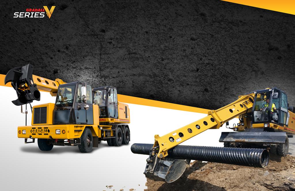Gradall Series V excavators represent a unique combination of power, speed, productivity and versatility unmatched by
