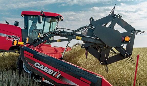 DRAPER HEADERS. Case IH DH3 series draper headers make quick work of big acreage, with double-knife and double-swath options. The heads are compatible with all Case IH WD4 windrowers.