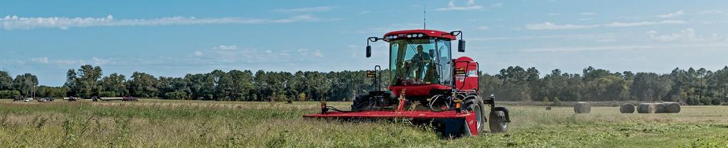WD4 SERIES WINDROWERS 3 Models 126 250 Engine Horsepower Make the most of short harvest windows with WD4 series self-propelled windrowers and header options.