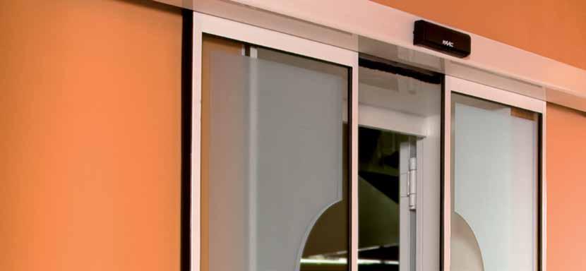 SLIDING DOOR AUTOMATION A1000 FAAC -A1000 Thin and elegant Thanks to its compact dimensions, the FAAC A1000 system can be adapted to every type of architectural environment, even in limited space
