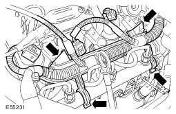 12 CAUTION: Make sure that the high-pressure fuel supply line remains in contact with the fuel pump and fuel injection diverter rail until both unions have been detached and cleaned Failure to follow