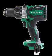 ensure strong grip on the bit and easy bit replacements Compatible with all Hitachi 18V Lithium-Ion Slide Type Batteries for fade free power, less weight and 3x the total battery life of traditional