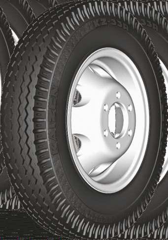 / Normal load tyre for drive axle 8.25-20 14 6.5 990 240 14 136/131 J 2230Kg @ 795kPa 1960Kg @ 725kPa 8.25-20 16 6.