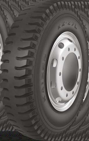 dummy axle Application: Rated / normal load tyre for drive, trailer and dummy axle 10.00-20 16 7.