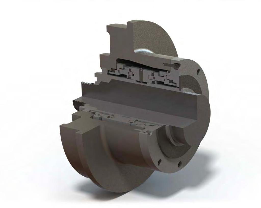 Sealing System The modular sealing chamber design of the SlurryPro DIAMOND series pumps allows for flexibility when specifying new pumps or upgrading existing pumps: 1 Independently lubricated