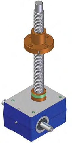 up to 3 000 rpm 1-, 2-, 3- or 4-starts acme screw linear speed up to 300 mm/s 8 sizes load capacity ranging from 5 kn to 350 kn acme screw diameter from 18 mm to 100