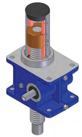 Screw jacks MA Series - options Stop nut Available for screw jacks with travelling screw (Mod. A) only. The mechanical stop prevents the acme screw thread unscrewing clear of the screw jack housing.