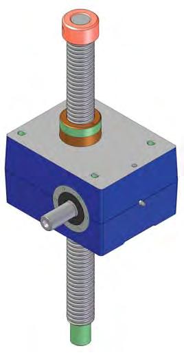 Screw jacks SJ Series - options Screw jack housing fixing holes On the gear housing of screw jack SJ Series there are fi xing holes, which can be tapped holes (on both housing fi xing planes) or