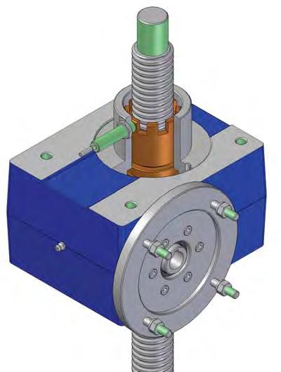 Screw jacks SJ Series - options Wormwheel rotation detector Available for screw jacks with travelling screw (Mod. A) only.