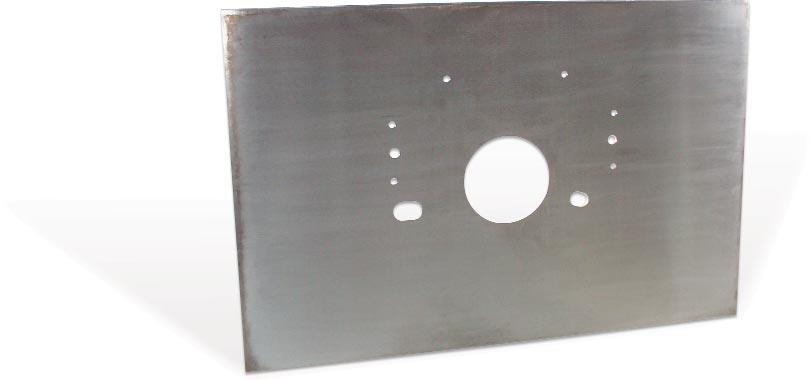 motor motor PLaTeS PLaTes Billet FRONT MOTOR PLATE Provides increased chassis strength. Allows easy engine installation and removal. Plate is machined with water passages.