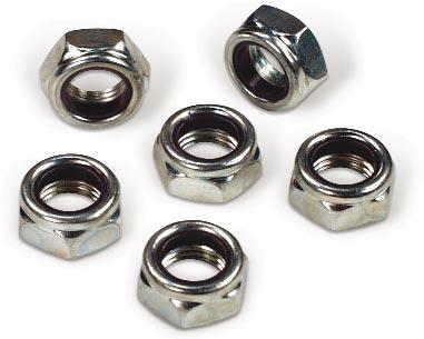 nuts &washers nylock Jam an HALF HEIGHT NYLOCK NUTS FULL HEIGHT Plated steel with nylon insert provides a right hand UNF thread friction