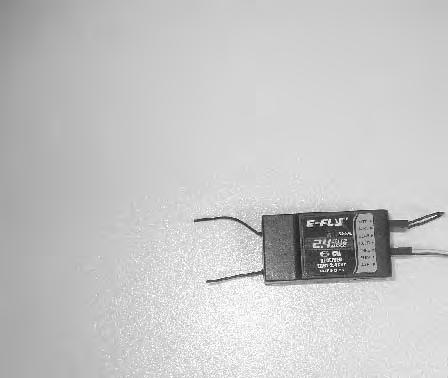 Connect the ESC to receiver for electricity supply, which results to the indicator light