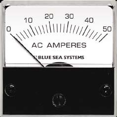 AC Analog Meters Standard and Micro size meters with backlighting for low light conditions Includes appropriate external AC Current Transformer (page 99), when required Backlit meter face (separate