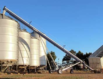 3 10 Transportable Augers with Hydraulic Mover In response to the requests of the Australian Farmers, Grainline has designed this 120tonne/hr high capacity range of transportable augers and have