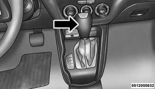 The transmission gear selector has PARK, REVERSE, NEU- TRAL, DRIVE, and Electronic Range Select (ERS) shift positions.