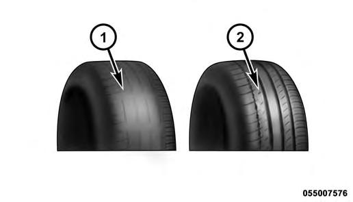 224 STARTING AND OPERATING Tire Spinning When stuck in mud, sand, snow, or ice conditions, do not spin your vehicle s wheels above 30 mph (48 km/h) or for longer than 30 seconds continuously without
