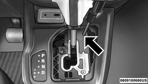 278 WHAT TO DO IN EMERGENCIES 2. Remove the Allen Key located in the rear cargo area, in the tool bag (if equipped) or on the left side in the cargo box. 3.