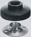 For DynaStrip discs. Disc Mount Assembly Part No. 50263 4-1/2"-5" (114-127 mm) Dia. Discs 50264 Mount and 50268 Flange Nut have 5/8"-11 thread.