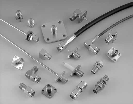 Commercial SMA GENERAL 50 Ω DC - 18 GHz GENERAL Subminiature coaxial connectors Screw-on coupling High RF performance 2 plating options : - BBR - Gold APPLICABLE