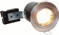 SE10155WH CODE: SE10155BL GU10 CFL inc. 11W CFL lamp CODE: SE40375 IP65 tilt down light (30º tilt) inc.