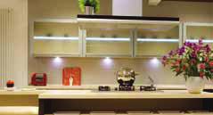 Halogen lighting 17 19 Standard cabinet lighting range, suitable for illuminating work surfaces, cabinet fronts and inside cabinets.