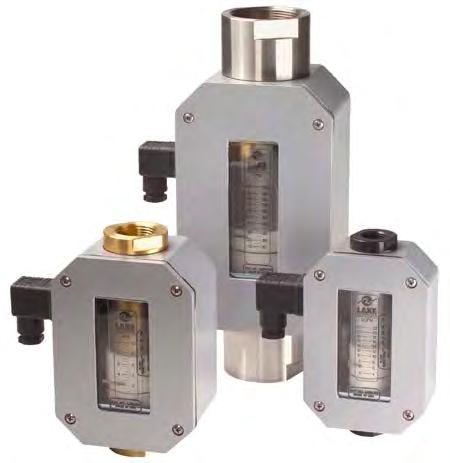 Flow Transmitters & Switches Port Sizes from ¼ 2 Aluminum, brass, or S.S. # 304 materials of construction ±2.