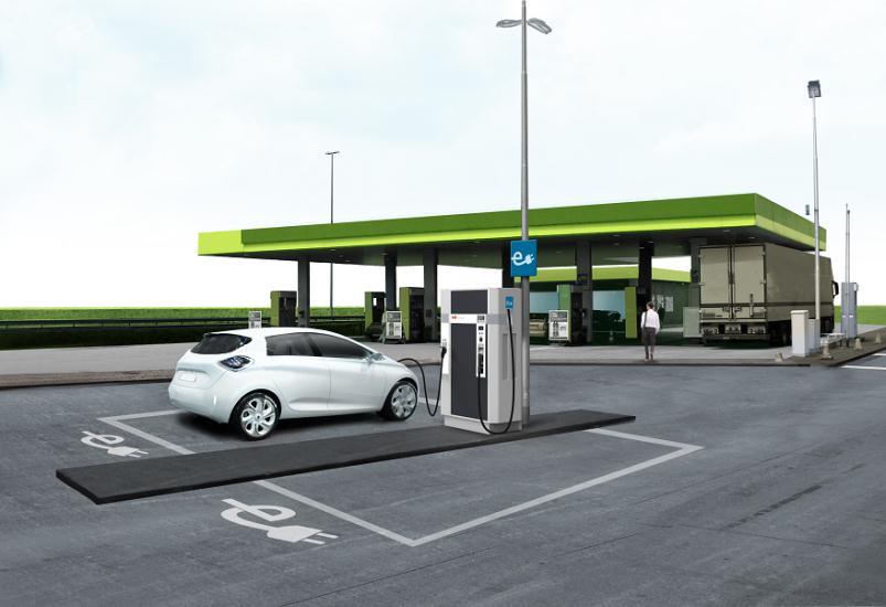 Solutions: Petrol or service station Charge & go!