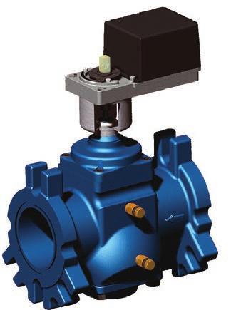 PI control valves are designed to replace the conventional 2 way control valve and balancing