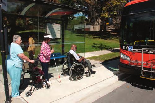 Accessible Fleet All MiWay buses are accessible. They are low floor, kneeling buses equipped with ramps that allow passengers to board and exit the bus with ease.