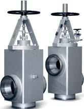 multiple stage reduces noise level LP, IP and HP turbine bypass valves with hydraulic or pneumatic actuators LP, IP and HP turbine bypass valves with quick opening safety function as per German code