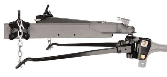 TITAN WEIGHT DISTRIBUTING TRUNNION STYLE Designed for loads beyond normal everyday towing situations, Titan Weight Distributing Hitch system provides a trunnion design with the highest rating