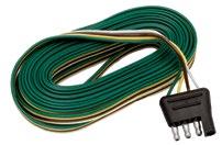 4-WAY FLAT WIRE HARNESSES All Tow Ready 4-Flat Wiring conforms to SAE Spec. J1128 assuring you of consistent quality and reliability.