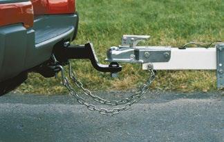 INCORRECT Sometimes a trailer s tongue is higher or lower than the ball mount on the vehicle, and a ball mount with a rise or a drop is required to level the trailer.