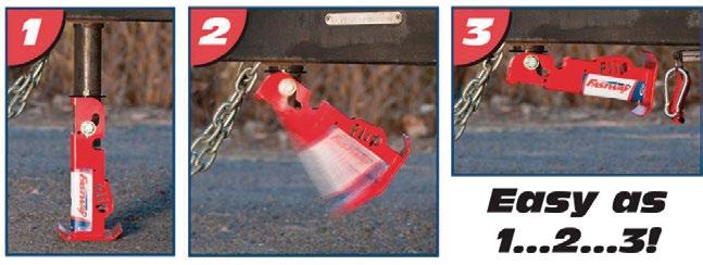 The Fastway Zip keeps the cable up off the ground and out of harm s way while you re towing.