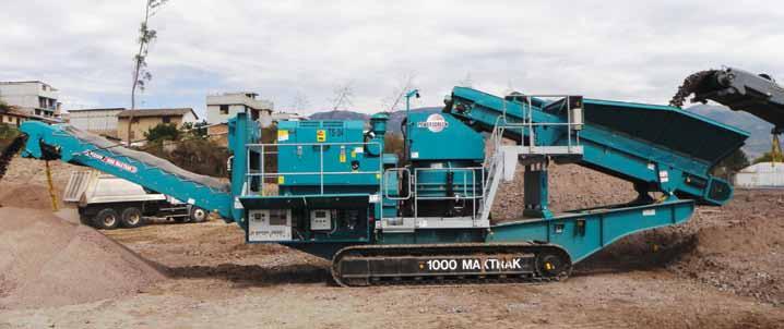 CONE 1000 Maxtrak & 1000SR CONE 1300 Maxtrak The high performance Powerscreen 1000 Maxtrak is a small to medium sized cone crusher which has been designed for direct feed applications without
