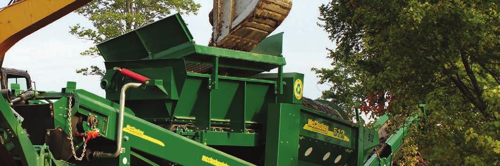 TROMMELS Since its inception, McCloskey International has been a pioneer in Trommel screener design and innovation including developing a patent for the remote control 180 Radial Stockpiling