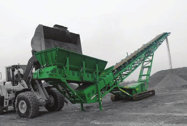 ST100 TF HIGH CAPACITY FEEDER STACKER McCloskey International s heavy duty high capacity feeder stacker the ST100-TF is designed to deliver enhanced handling and stockpiling of a wide range of