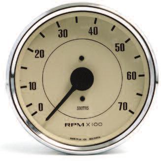 Suitable for 2 volt NEGATIVE Earth only 00mm smiths classic s Smiths Classic The nominal is 00mm, there is a choice of black dial (half V rim) or magnolia dial (full V rim).