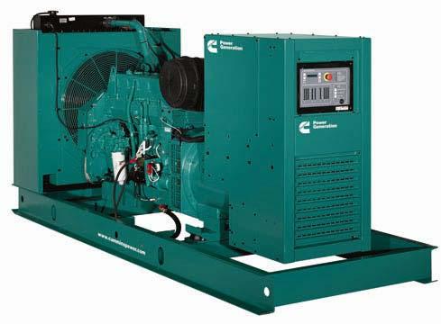 Diesel Generator Set Model DFCE 60 Hz 400 kw, 500 kva Standby Description The Cummins Power Generation DF-series commercial generator set is a fully integrated power generation system providing