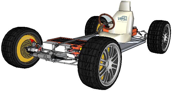 Mass of the in-wheel motors cannot be too large - affects vehicle stability.